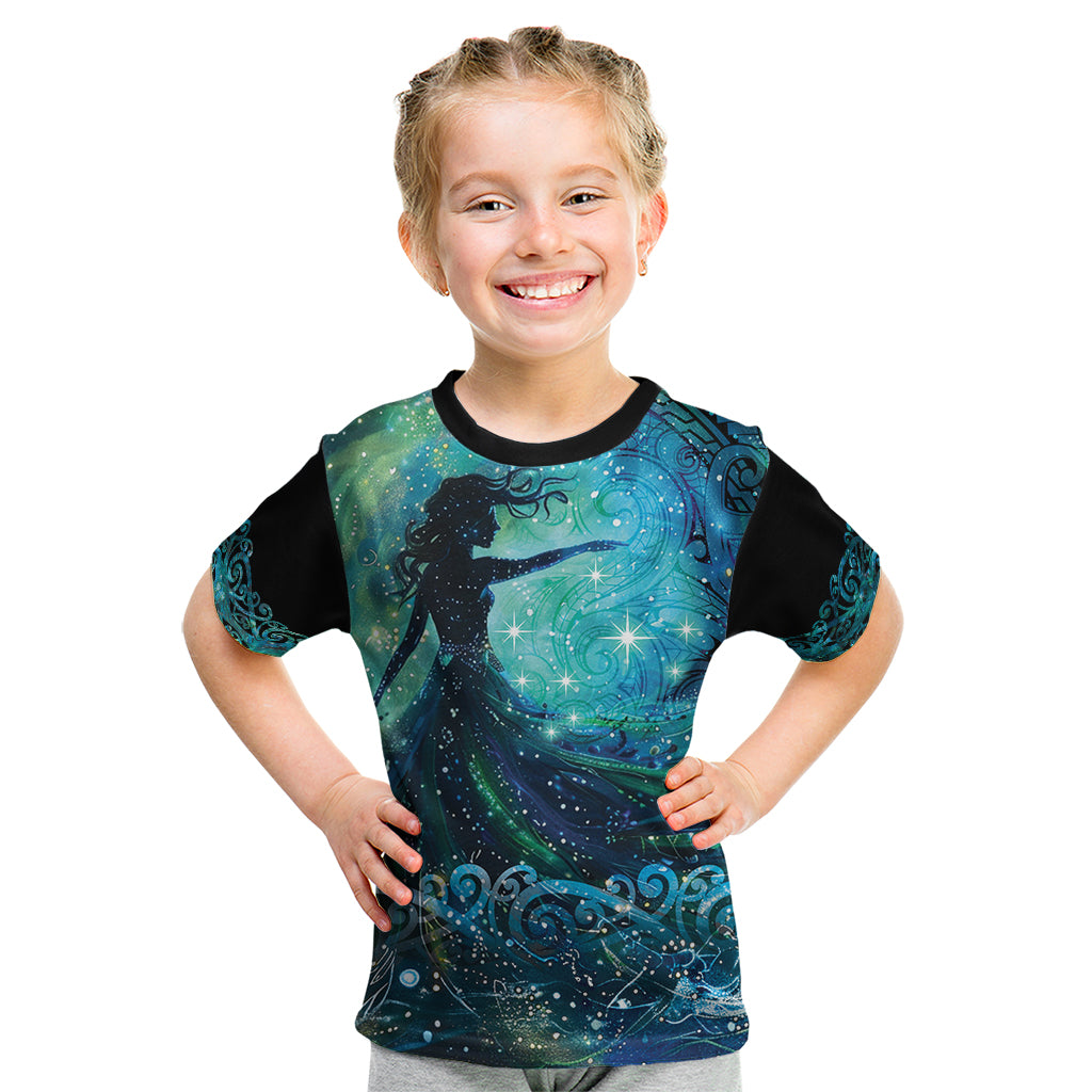 New Zealand Matariki Hiwa-i-te-rangi Kid T Shirt Titiro ki nga Whetu Wishing Star