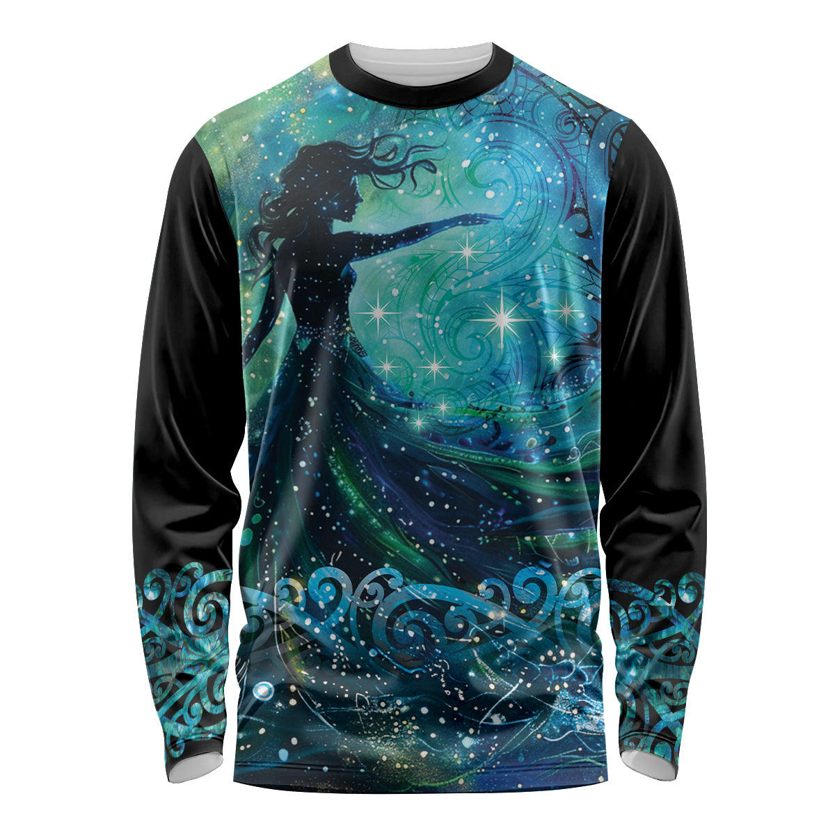 New Zealand Matariki Hiwa-i-te-rangi Long Sleeve Shirt Titiro ki nga Whetu Wishing Star