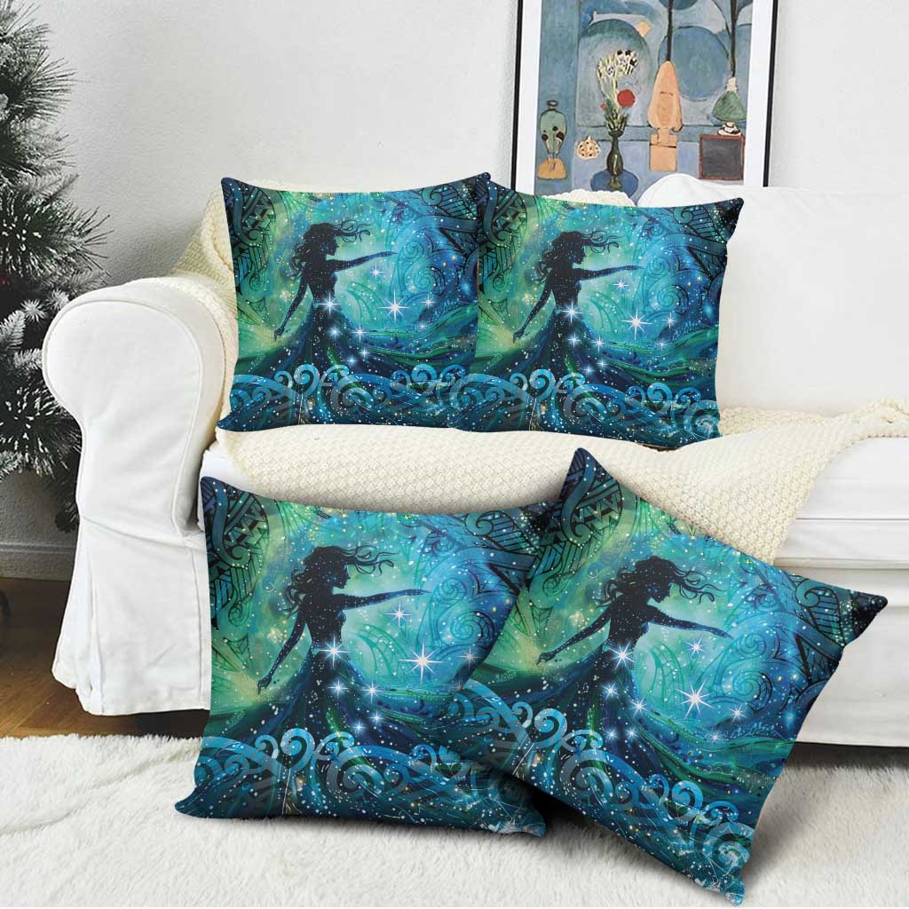 New Zealand Matariki Hiwa-i-te-rangi Pillow Cover Titiro ki nga Whetu Wishing Star - Polynesian Pride