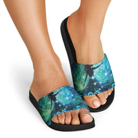 New Zealand Matariki Hiwa-i-te-rangi Slide Sandals Titiro ki nga Whetu Wishing Star - Polynesian Pride