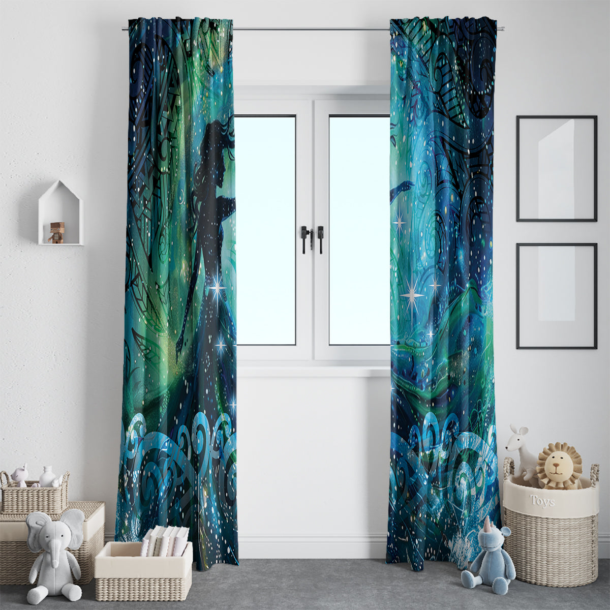 New Zealand Matariki Hiwa-i-te-rangi Window Curtain Titiro ki nga Whetu Wishing Star