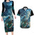 New Zealand Matariki Ururangi Couples Matching Long Sleeve Bodycon Dress and Hawaiian Shirt The Murmur Of The Wind