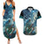 New Zealand Matariki Ururangi Couples Matching Summer Maxi Dress and Hawaiian Shirt The Murmur Of The Wind