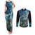 New Zealand Matariki Ururangi Couples Matching Tank Maxi Dress and Long Sleeve Button Shirt The Murmur Of The Wind