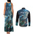 New Zealand Matariki Ururangi Couples Matching Tank Maxi Dress and Long Sleeve Button Shirt The Murmur Of The Wind