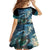 New Zealand Matariki Ururangi Family Matching Off Shoulder Maxi Dress and Hawaiian Shirt The Murmur Of The Wind