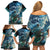 New Zealand Matariki Ururangi Family Matching Off Shoulder Short Dress and Hawaiian Shirt The Murmur Of The Wind