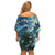 New Zealand Matariki Ururangi Family Matching Off Shoulder Short Dress and Hawaiian Shirt The Murmur Of The Wind