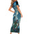 New Zealand Matariki Ururangi Family Matching Short Sleeve Bodycon Dress and Hawaiian Shirt The Murmur Of The Wind