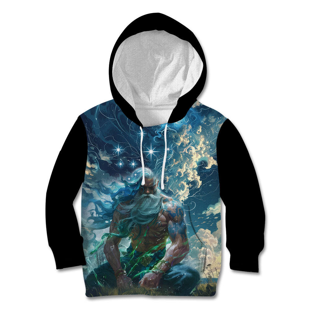 New Zealand Matariki Ururangi Kid Hoodie The Murmur Of The Wind