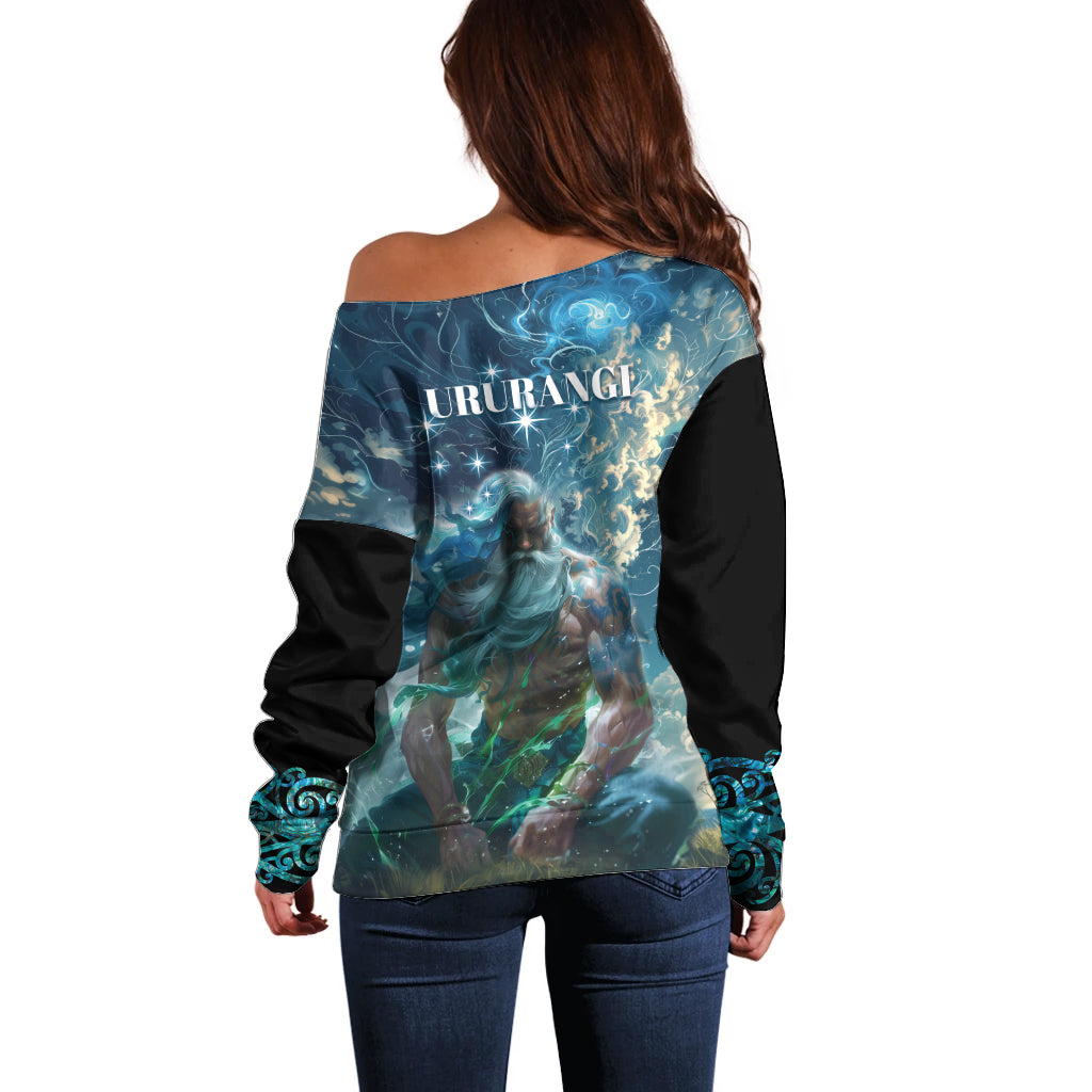 New Zealand Matariki Ururangi Off Shoulder Sweater The Murmur Of The Wind