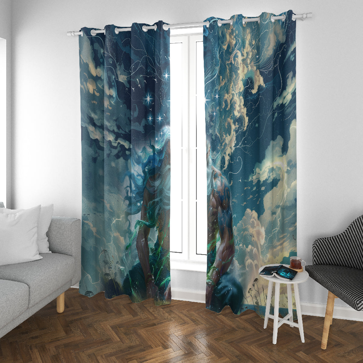 New Zealand Matariki Ururangi Window Curtain The Murmur Of The Wind