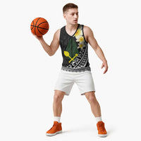 Alo Chiefdom Wallis and Futuna Personalized Basketball Jersey Frangipani Flowers Polynesian Pattern - Polynesian Pride