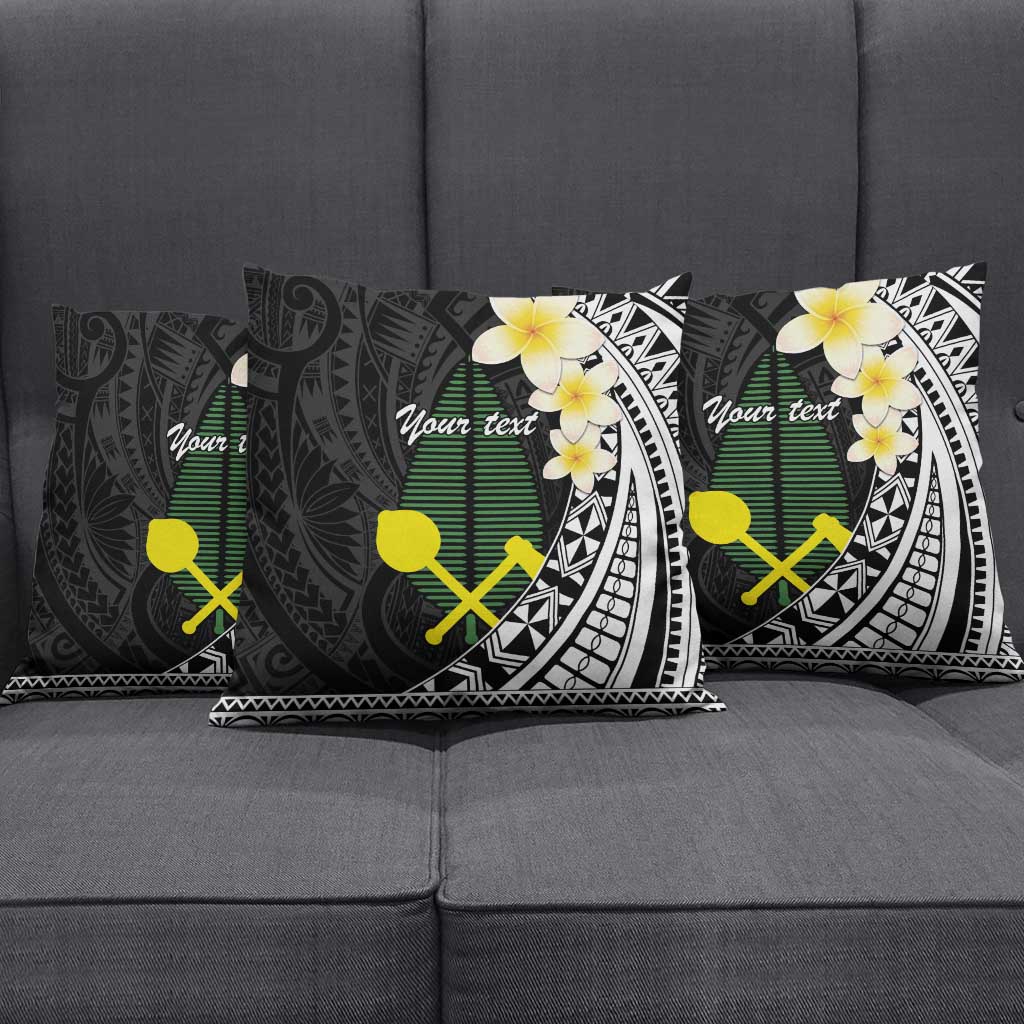 Alo Chiefdom Wallis and Futuna Personalized Pillow Cover Frangipani Flowers Polynesian Pattern - Polynesian Pride