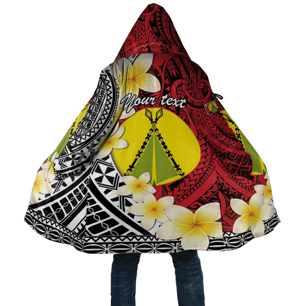 Sigave Chiefdom Wallis and Futuna Personalized Cloak Frangipani Flowers Polynesian Pattern - Polynesian Pride