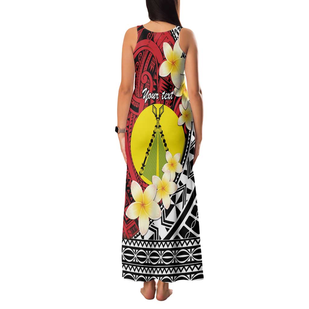 Sigave Chiefdom Wallis and Futuna Personalized Family Matching Tank Maxi Dress and Hawaiian Shirt Frangipani Flowers Polynesian Pattern
