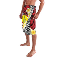 Sigave Chiefdom Wallis and Futuna Personalized Lavalava Frangipani Flowers Polynesian Pattern