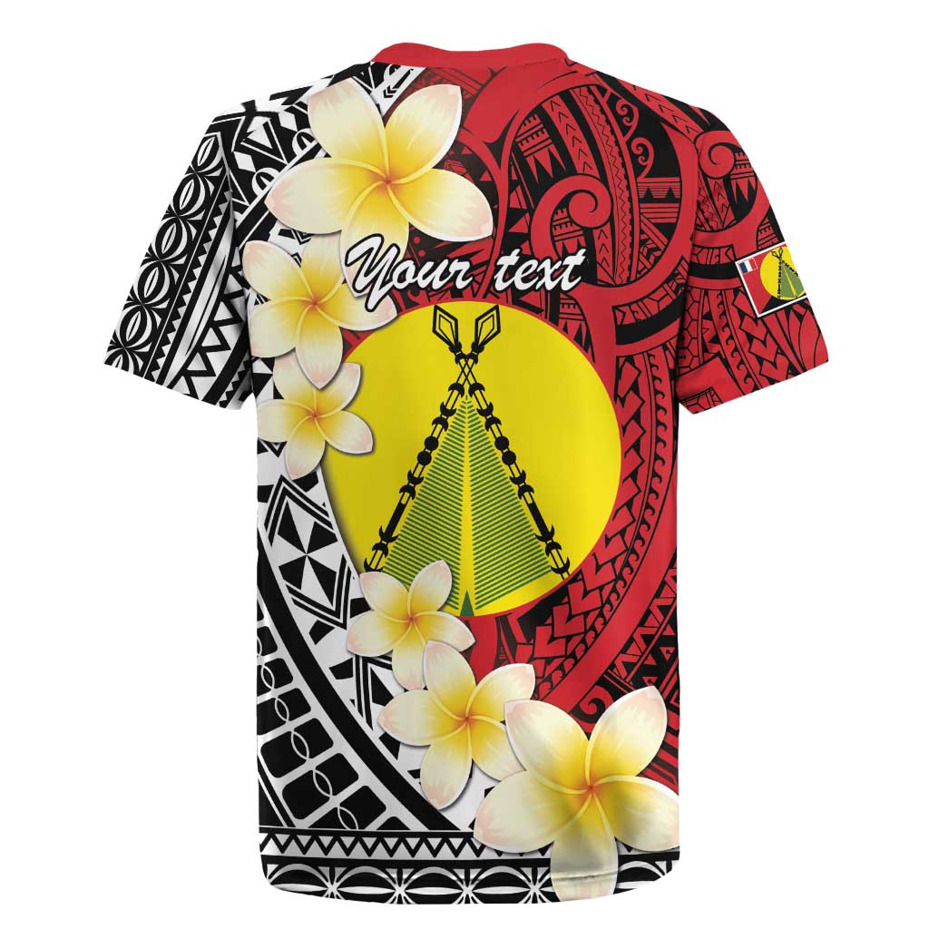 Sigave Chiefdom Wallis and Futuna Personalized Rugby Jersey Frangipani Flowers Polynesian Pattern