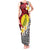 Sigave Chiefdom Wallis and Futuna Personalized Tank Maxi Dress Frangipani Flowers Polynesian Pattern