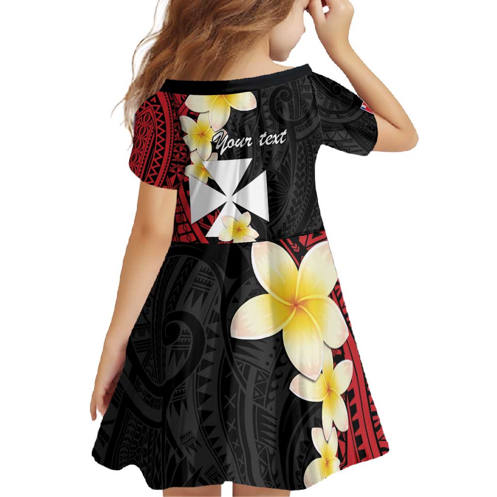 Uvea Chiefdom Wallis and Futuna Personalized Family Matching Short Sleeve Bodycon Dress and Hawaiian Shirt Frangipani Flowers Polynesian Pattern