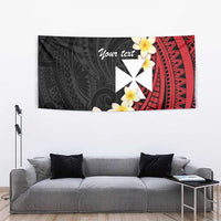 Uvea Chiefdom Wallis and Futuna Personalized Tapestry Frangipani Flowers Polynesian Pattern LT9 - Polynesian Pride