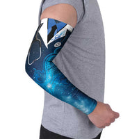 New Zealand Nurses RN Personalised Arm Sleeves Galaxy Stethoscope Maori Motif LT9 - Polynesian Pride