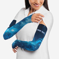 New Zealand Nurses RN Personalised Arm Sleeves Galaxy Stethoscope Maori Motif LT9 - Polynesian Pride