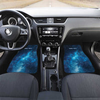 New Zealand Nurses RN Personalised Car Mats Galaxy Stethoscope Maori Motif LT9 Set 2pcs - Front Galaxy - Polynesian Pride