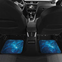 New Zealand Nurses RN Personalised Car Mats Galaxy Stethoscope Maori Motif LT9 Set 2pcs - Back Galaxy - Polynesian Pride
