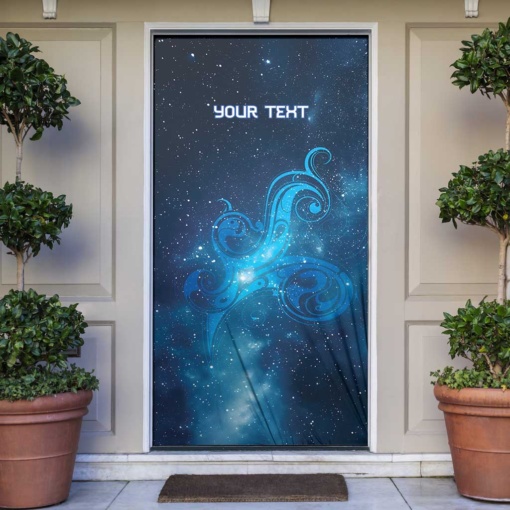 New Zealand Nurses RN Personalised Door Cover Galaxy Stethoscope Maori Motif LT9 Galaxy - Polynesian Pride
