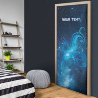New Zealand Nurses RN Personalised Door Cover Galaxy Stethoscope Maori Motif LT9 - Polynesian Pride