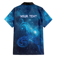New Zealand Nurses RN Personalised Family Matching Short Sleeve Bodycon Dress and Hawaiian Shirt Galaxy Stethoscope Maori Motif