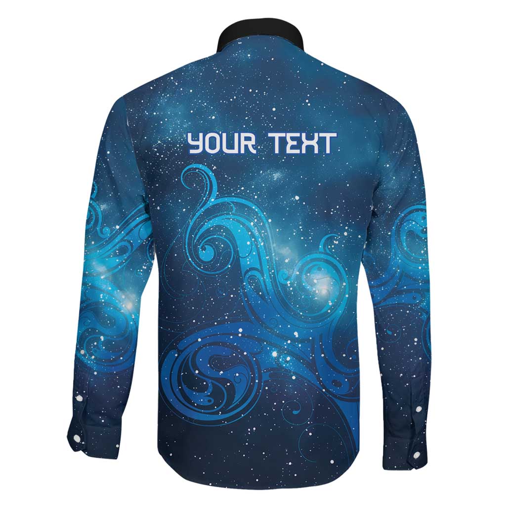 New Zealand Nurses RN Personalised Family Matching Summer Maxi Dress and Hawaiian Shirt Galaxy Stethoscope Maori Motif