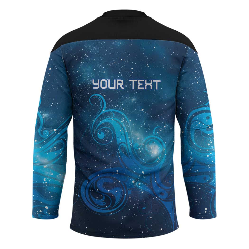 New Zealand Nurses RN Personalised Hockey Jersey Galaxy Stethoscope Maori Motif LT9 - Polynesian Pride