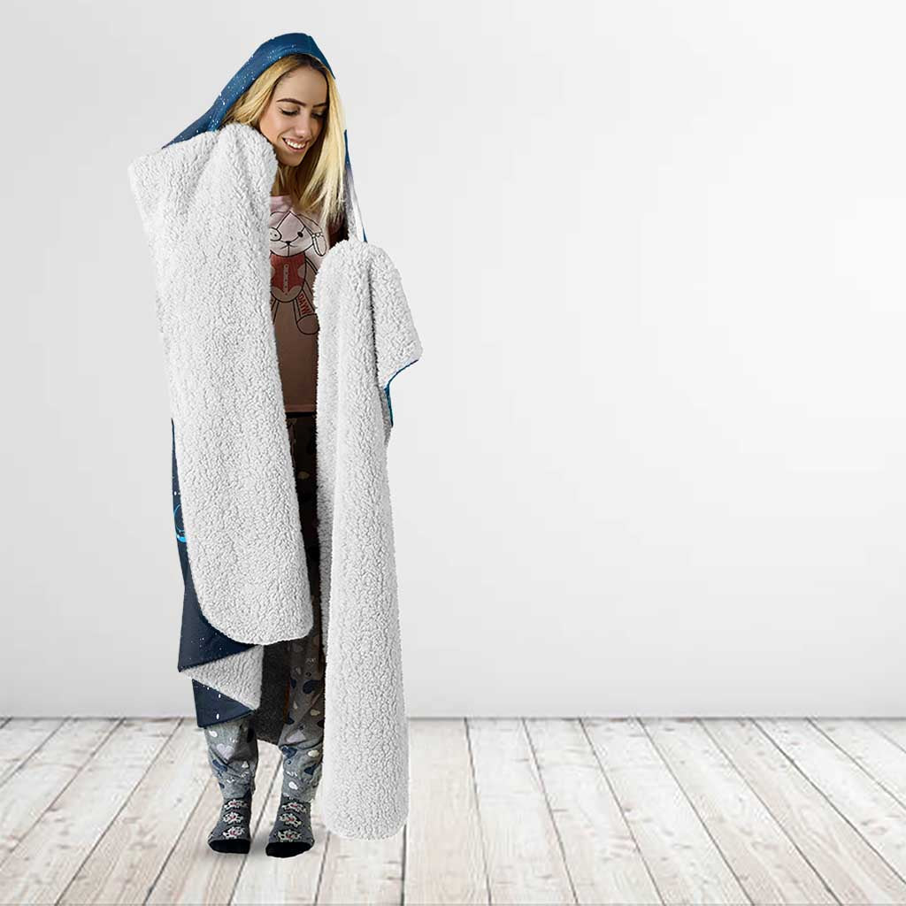New Zealand Nurses RN Hooded Blanket Galaxy Stethoscope Maori Motif LT9 - Polynesian Pride