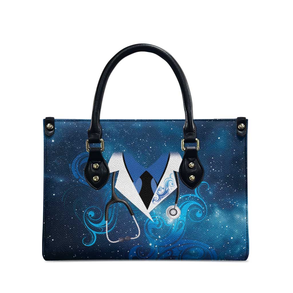 New Zealand Nurses RN Leather Bag Galaxy Stethoscope Maori Motif LT9 - Polynesian Pride