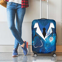 New Zealand Nurses RN Luggage Cover Galaxy Stethoscope Maori Motif LT9 - Polynesian Pride