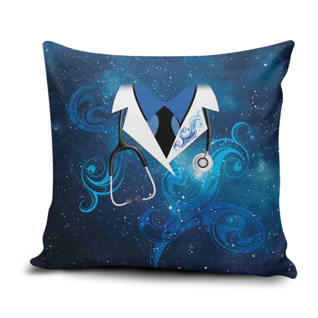 New Zealand Nurses RN Pillow Cover Galaxy Stethoscope Maori Motif LT9 Galaxy - Polynesian Pride