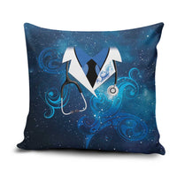 New Zealand Nurses RN Pillow Cover Galaxy Stethoscope Maori Motif LT9 Galaxy - Polynesian Pride