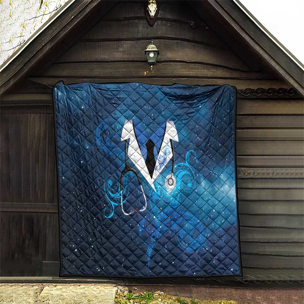 New Zealand Nurses RN Quilt Galaxy Stethoscope Maori Motif LT9 - Polynesian Pride