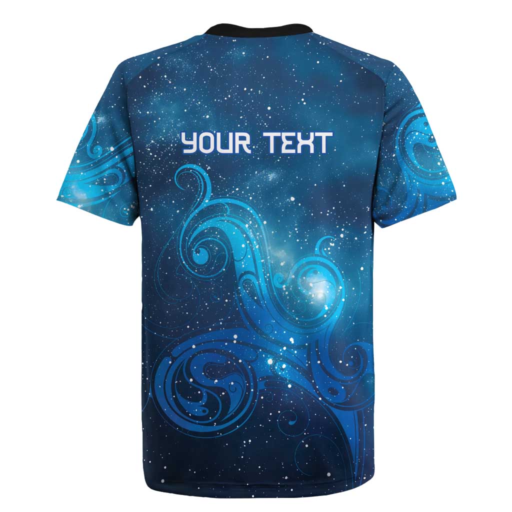 New Zealand Nurses RN Personalised Rugby Jersey Galaxy Stethoscope Maori Motif LT9 - Polynesian Pride