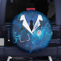 New Zealand Nurses RN Spare Tire Cover Galaxy Stethoscope Maori Motif