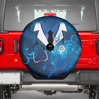 New Zealand Nurses RN Spare Tire Cover Galaxy Stethoscope Maori Motif