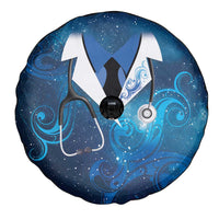 New Zealand Nurses RN Spare Tire Cover Galaxy Stethoscope Maori Motif