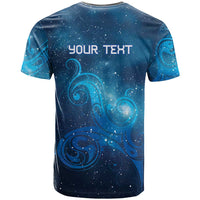 New Zealand Nurses RN Personalised T Shirt Galaxy Stethoscope Maori Motif LT9 - Polynesian Pride