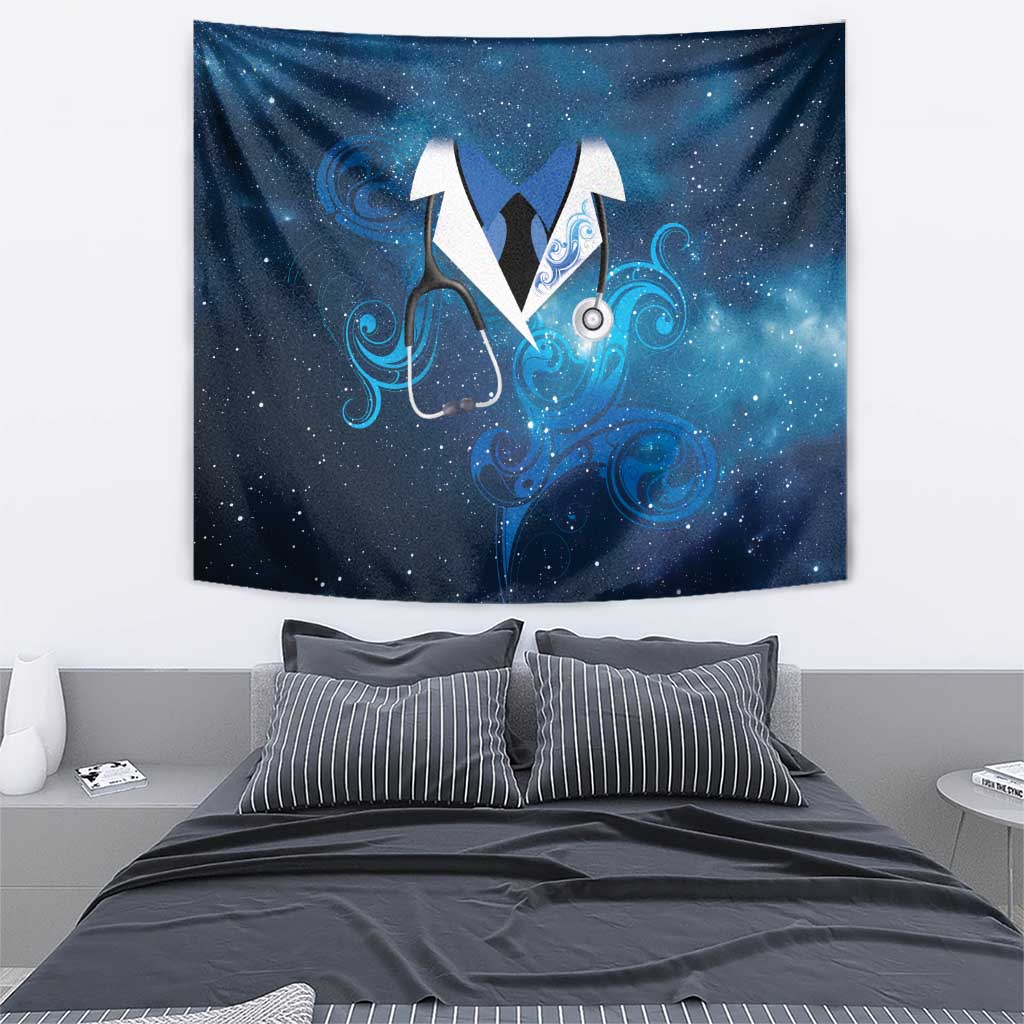 New Zealand Nurses RN Tapestry Galaxy Stethoscope Maori Motif LT9 - Polynesian Pride