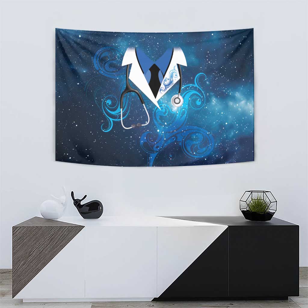 New Zealand Nurses RN Tapestry Galaxy Stethoscope Maori Motif LT9 - Polynesian Pride