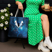 New Zealand Nurses RN Tote Bag Galaxy Stethoscope Maori Motif LT9 - Polynesian Pride