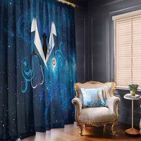 New Zealand Nurses RN Window Curtain Galaxy Stethoscope Maori Motif LT9 - Polynesian Pride