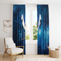 New Zealand Nurses RN Window Curtain Galaxy Stethoscope Maori Motif LT9 - Polynesian Pride